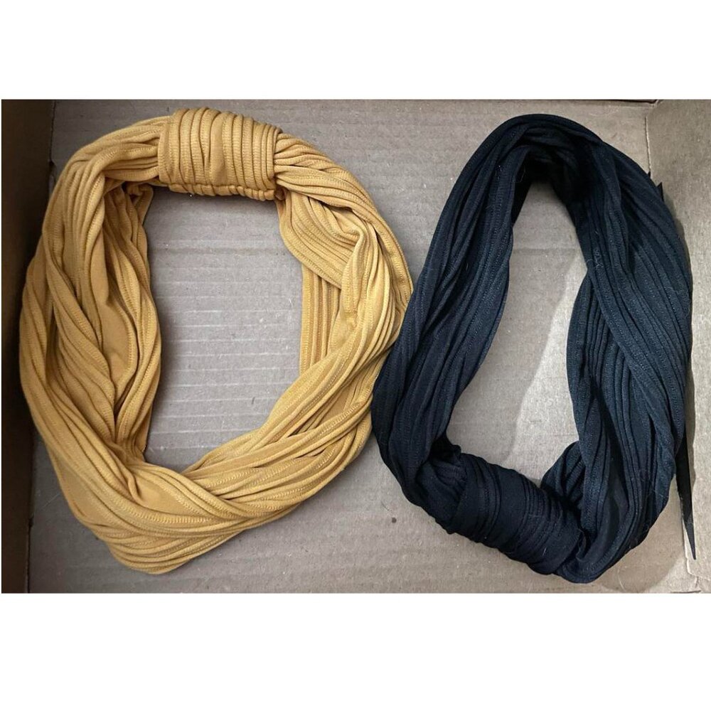 Headband Hair Wraps, 2 New Silky Soft